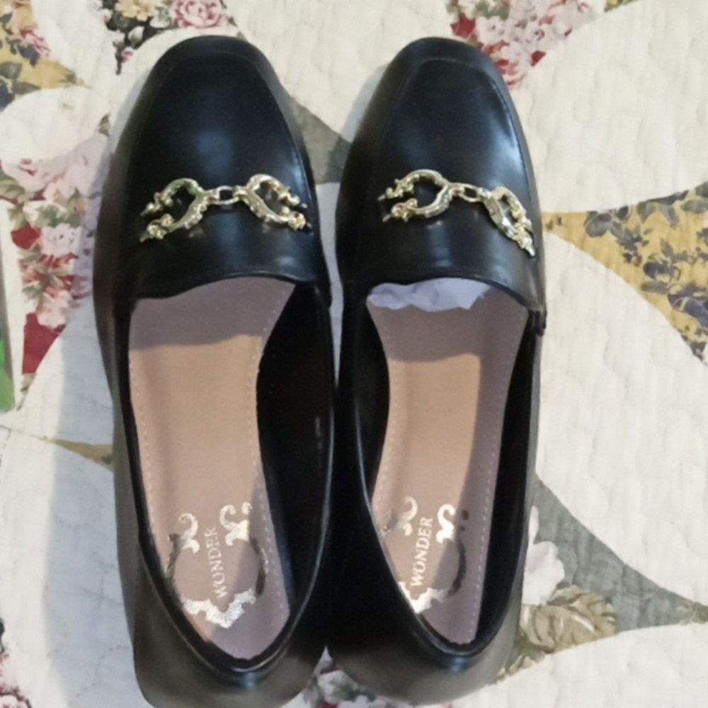 New Black Wonder Lina Sz 7 Shoes - Picture 6 of 10